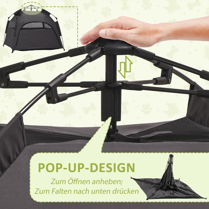 Actual product image PawHut Pet tent with sun canopy (Dog tent)