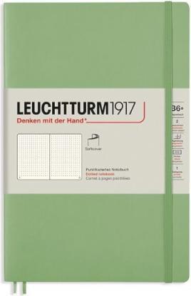 Actual product image Leuchtturm1917 Notebook Soft B6+ dot. sage (B6, Checked, Soft cover)