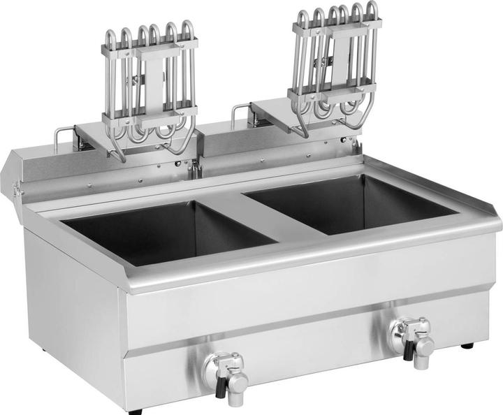 Produktbild Royal Catering Friteuse Edelstahl Doppel Fritteuse Fritöse Elektro 2 X 16 L Gastronomie 6000 W