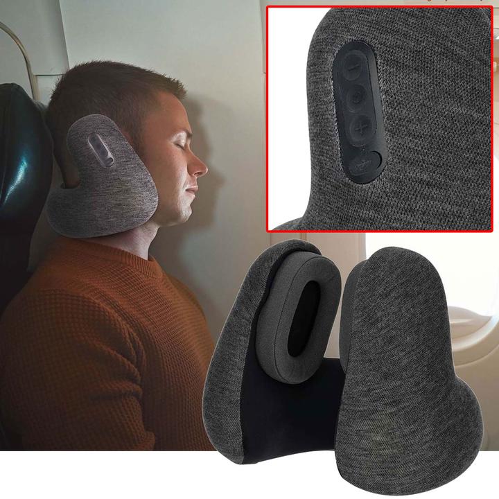 Actual product image Nedis Wireless over-ear headphones - Max. battery life: 11 hours - Built-in microphone - Press Si (Head & neck pillow)