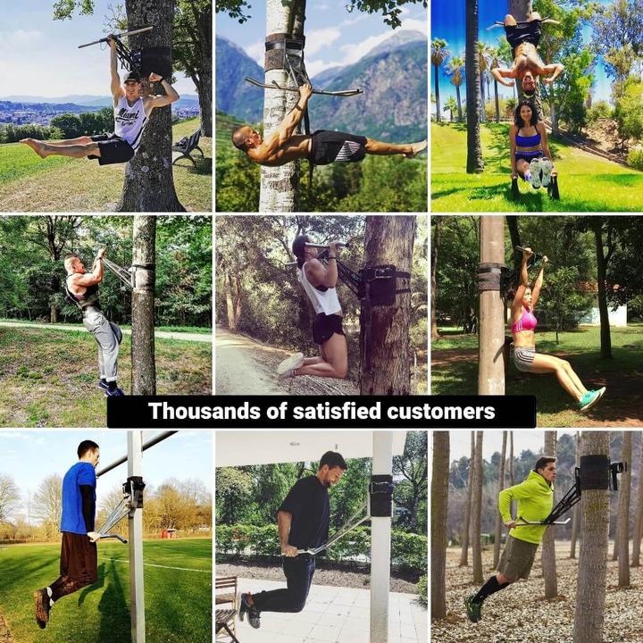 Actual product image Pullup & Dip Mobile Klimmzugstange und Dip-Stange für outdoor Training, über 35 Übungen, weltweit einzigartig