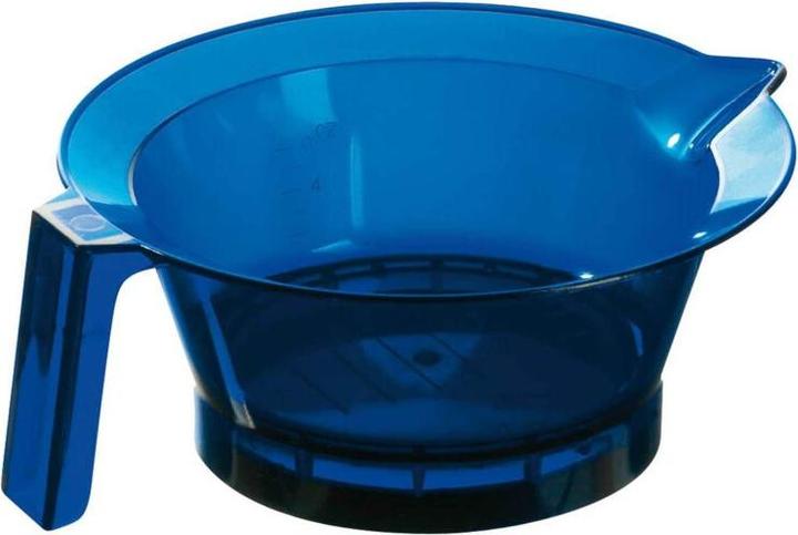 Comair Färbeschale mit Griff transparent blau 250 ml