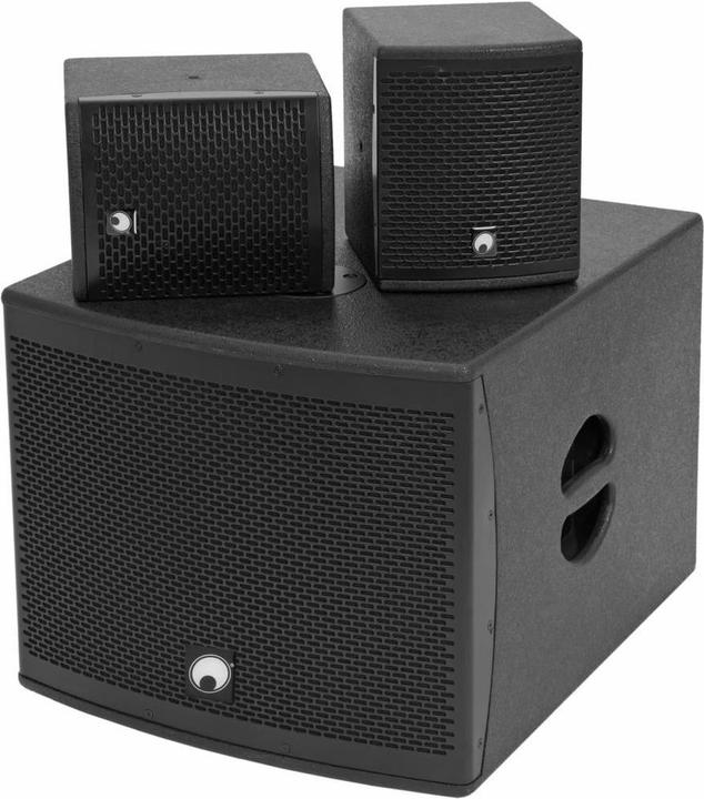 Actual product image Omnitronic Molly-12A Active PA Speaker Set incl. Subwoofer, Bluetooth (Active)