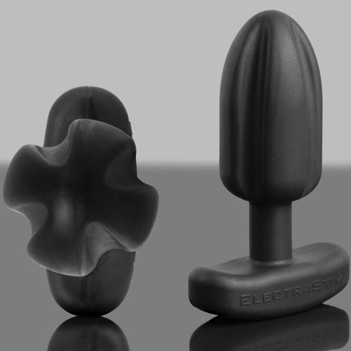 Productafbeelding ElectraStim Tartarus Anaalplug Quadripolair Silicone Zwart