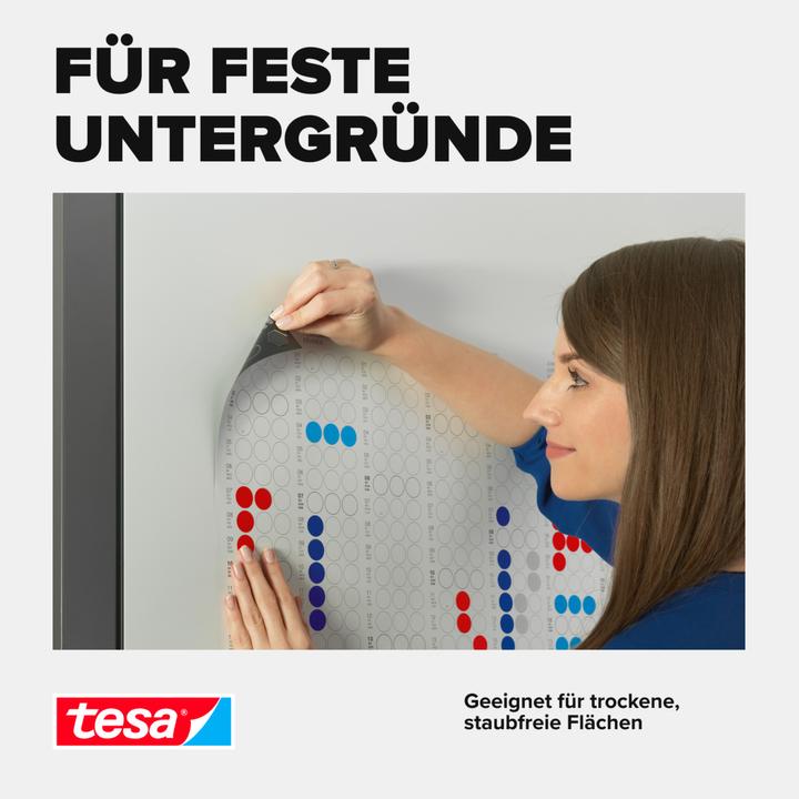 Produktbild tesa TACK doppelseitige Klebebads, transparente Klebestreifen