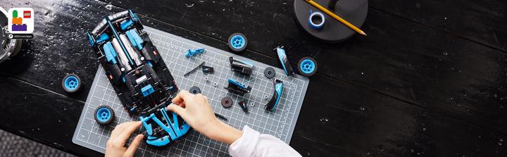 Produktbild LEGO Bugatti Bolide Agile Blue (42162, LEGO Technic)