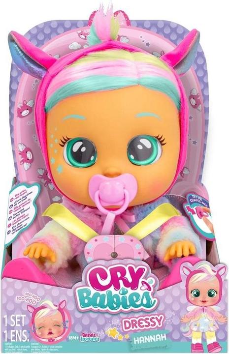 Produktbild IMC Toys 88436 IMC-CRY BABIES DRESSY FANTASY HANNAH