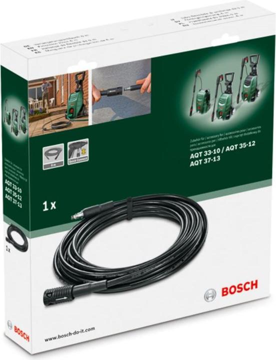 Actual product image Bosch Home & Garden Extension hose, 6 m (130 bar) for Aquatak