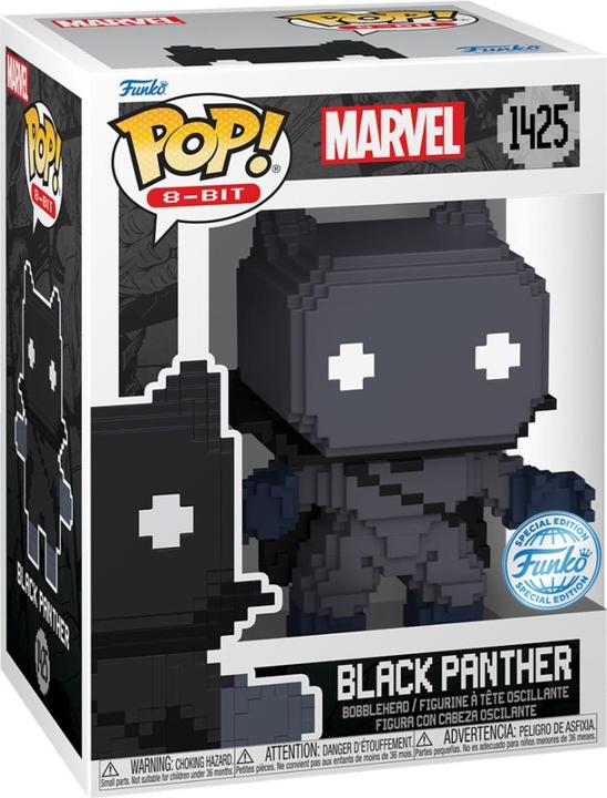 Produktbild Funko Pop! Marvel: 8-Bit - Black Panther - Marvel Comics - Collectable Vinyl Figure - Gift Idea - Of
