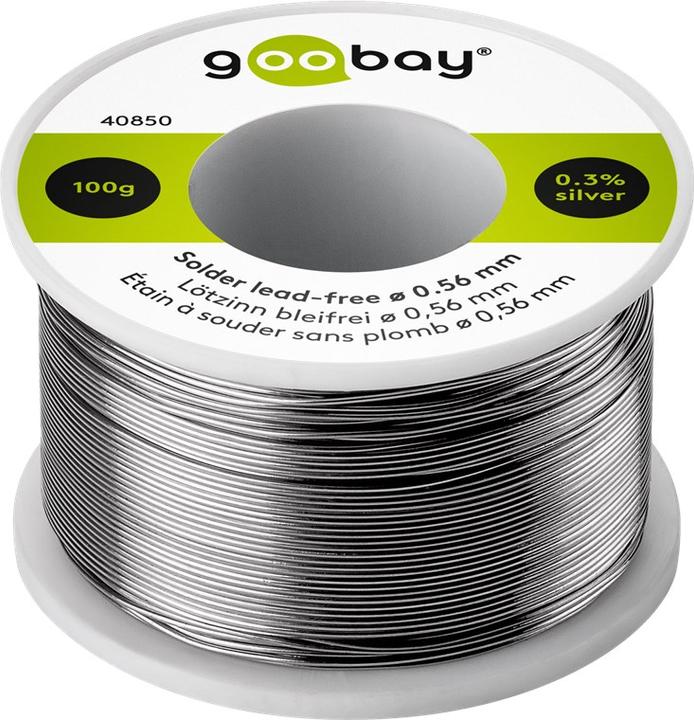 Goobay Profi Lötzinn bleifrei, ø 0,56 mm, 100 g (Lötzinn)