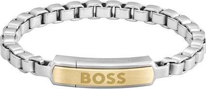 Produktbild Hugo Boss Timeless men Ìs bicolor bracelet in Devon steel 1580597 - Length: 19 cm (19 cm)