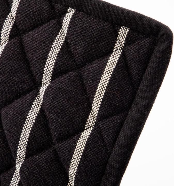 Immagine prodotto House Doctor Salvietta, HDChef, nera con strisce bianche (Cotone)