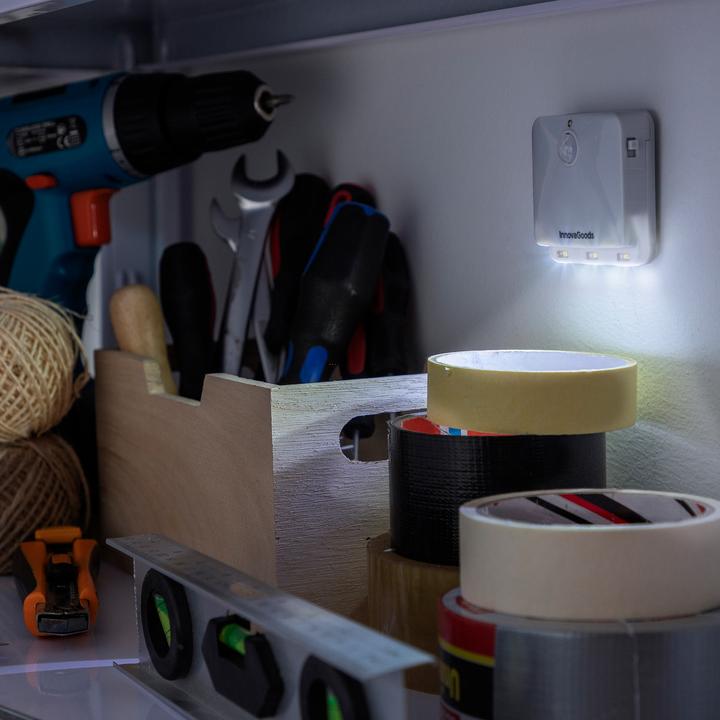 Produktbild InnovaGoods 2x kabellose LED-Leuchten mit Bewegungssensoren