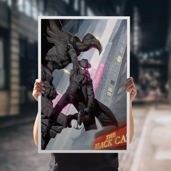 Produktbild Sideshow Marvel Kunstdruck Spider-Man: Noir 41 x 61 cm - ungerahmt