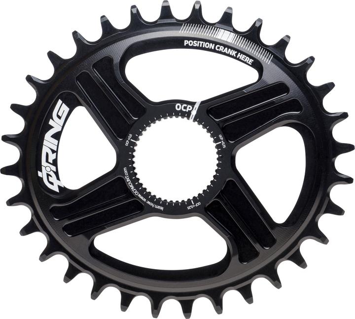 Image du produit Rotor Bike Components Q-Ring Direct Mount MTB plateau pour montage direct RHAWK/RRAPTOR (34)