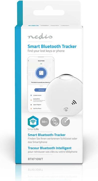 Produktbild Nedis SmartLife Bluetooth Tracker - White (Android, iOS)