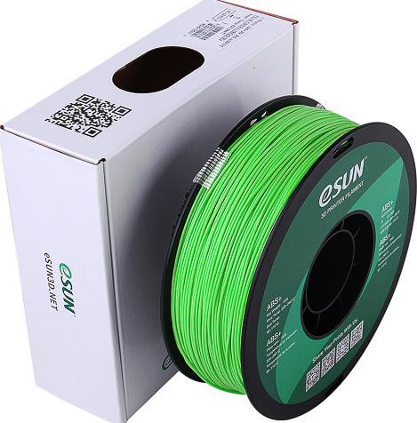 Actual product image eSUN ABS+ 1.75mm Peak Green 1kg 3D Filament (ABS, 1.75 mm, 1000 g, Green)