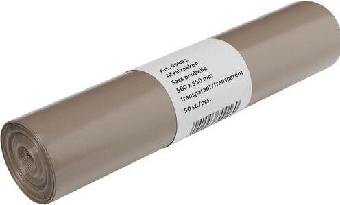 Deiss PK50 GAUZE BAG 500X550MM 25 L TRANS (50 x, 25 l)