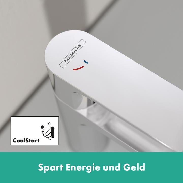 Produktbild hansgrohe HG Einhebel-Waschtischmischer Rebris S 110 CoolStart, ohne Ablaufgarnitur chrom