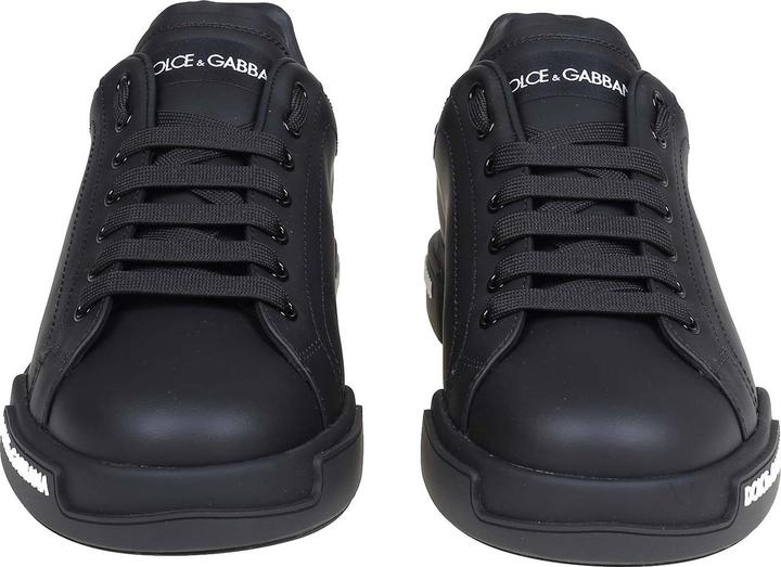 Actual product image Dolce & Gabbana portofino sneakers in black nappa (41)