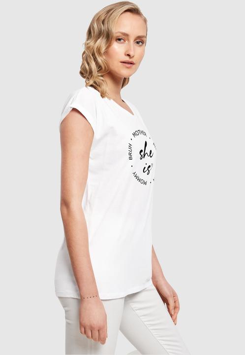 Immagine prodotto Merchcode Maglietta da donna per la festa della mamma - She is - 112781 (M)