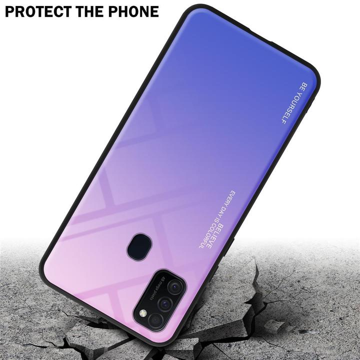 Image du produit Cadorabo Couverture en verre TPU 2 couleurs (Samsung Galaxy M30s, Samsung Galaxy M21)