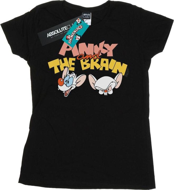Universal Textiles Pinky And The Brain Heads TShirt (XL)