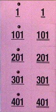 Produktbild Holland Bingo Garderobeblock mit Loch 1-500