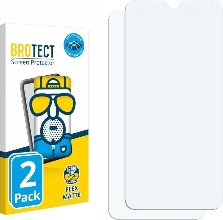 Actual product image BROTECT Full-Cover Protector Matte (2 Piece, Xiaomi Poco M3)