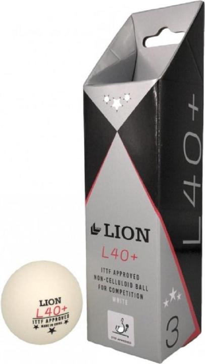 Lion L40+ 3erPack TischtennisBälle (3 Stk.)