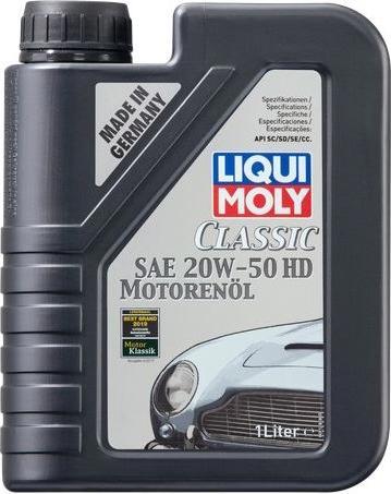 Produktbild Liqui Moly Classic Motorenöl SAE 20W-50 HD (1 l, SAE 20W-50)