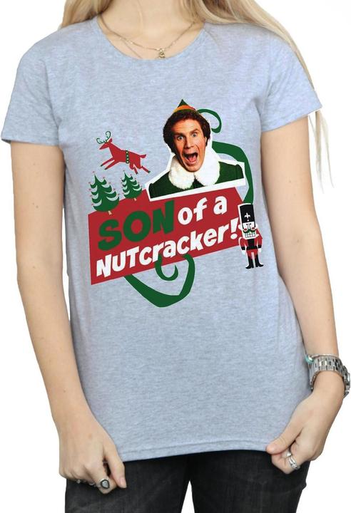 Immagine prodotto Elf Son Of A Nutcracker Maglietta Donna (M)