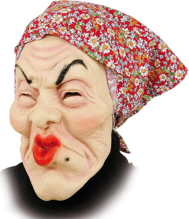 Image du produit Orlob Masque Vieille Femme Avec Foulard, Latex