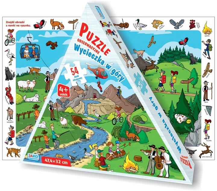 Teka 54 Beobachtungsrätsel. Ein Ausflug in die Berge (54 pezzi)