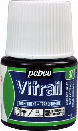 Image du produit Pebeo Vitrail Transparent (Bleu cobalt, 45 ml)