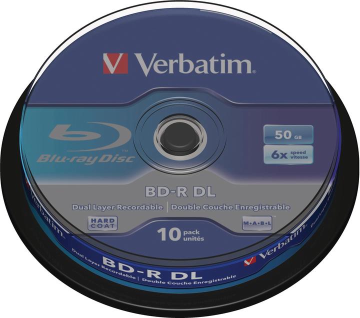 Actual product image Verbatim Bd-R dl (10 x)