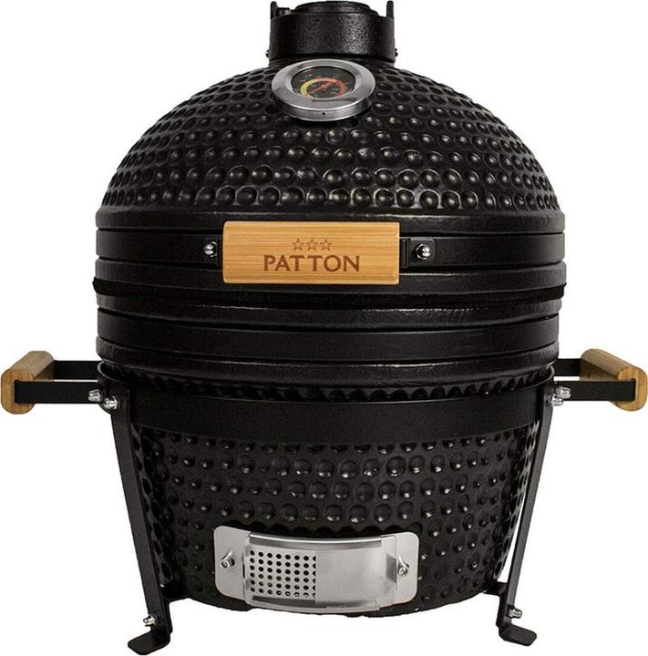 Patton Kamado Grill 16 - Table chef - Table model - Classic Black/Mat