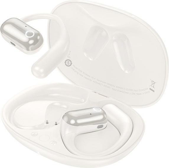 Actual product image Hoco EA6 Kabelloses Headset mit offenem Ohr Konnektivität/Musik Bluetooth Weiss (6 h, Wireless)