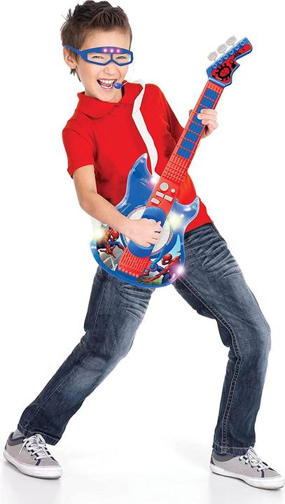 Actual product image Lexibook Spider-Man - Electronic Lighting Guitar (K260SP)