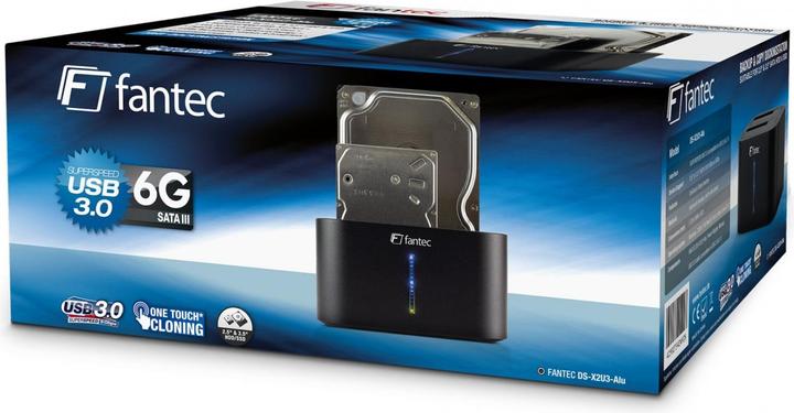 Actual product image Fantec DS-X2U3-Alu (2.5", 3.5")