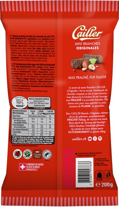 Actual product image Cailler Mini Branche Originales (200 g)