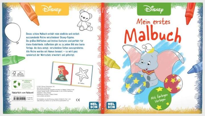 Actual product image Disney: My first colouring book