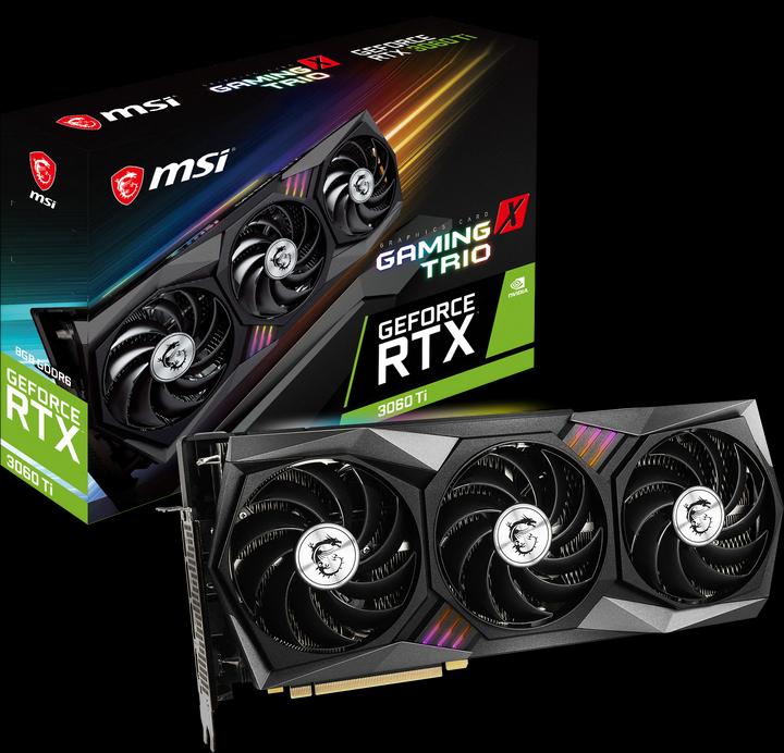 Image du produit MSI GeForce RTX 3060 Ti GAMING X TRIO (8 Go)