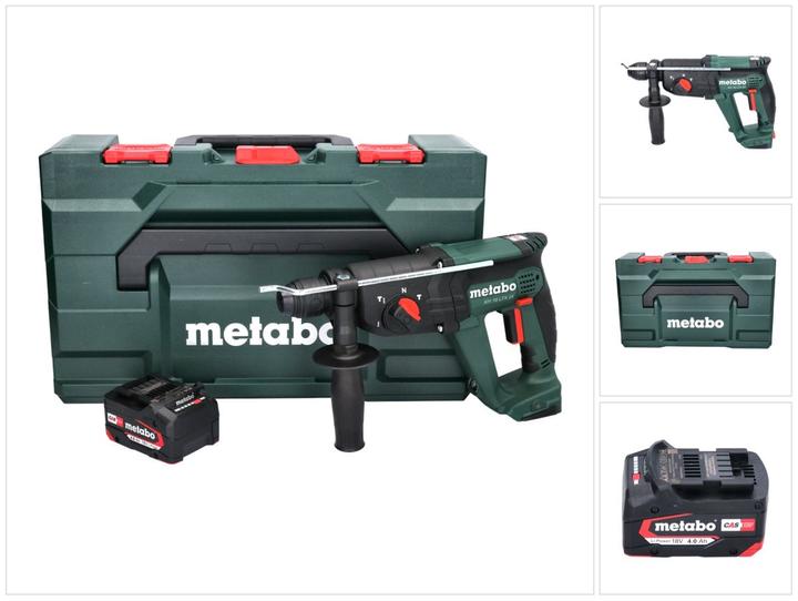 Actual product image Metabo KH 18 LTX 24 Battery combi hammer 18 V 2.1 J SDS plus + 1x rechargeable battery 4.0 Ah + metaBOX - (Rechargeable battery operated)