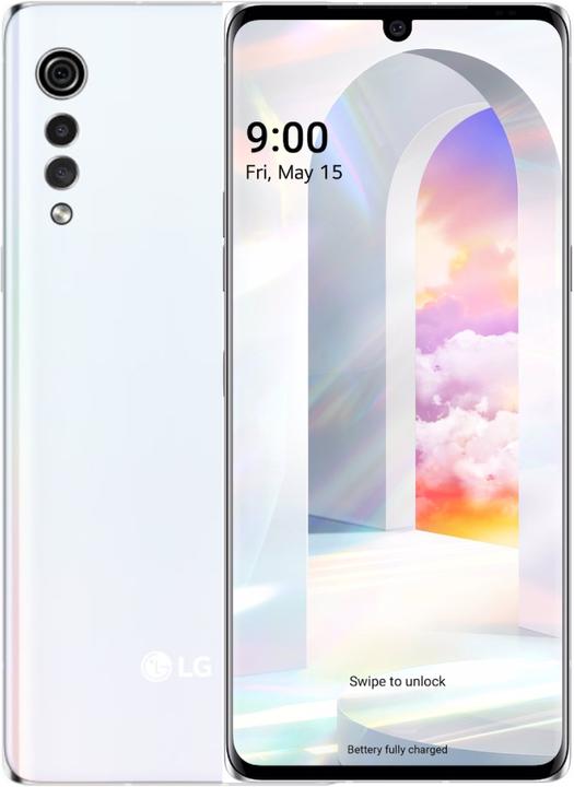 Produktbild LG Velvet (128 GB, Aurora Weiss, 6.80", Single SIM, 48 Mpx, 5G)