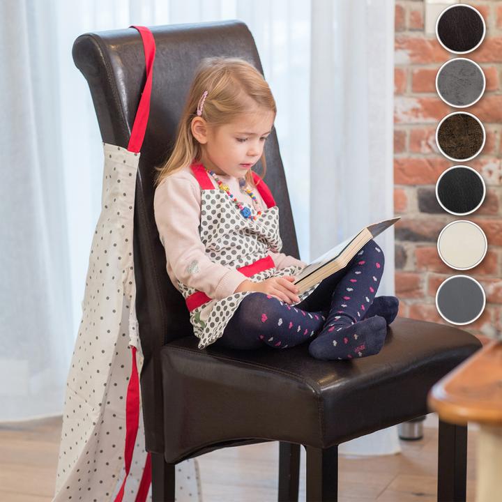 Immagine prodotto tectake 8 sedie da sala da pranzo con seduta ergonomica