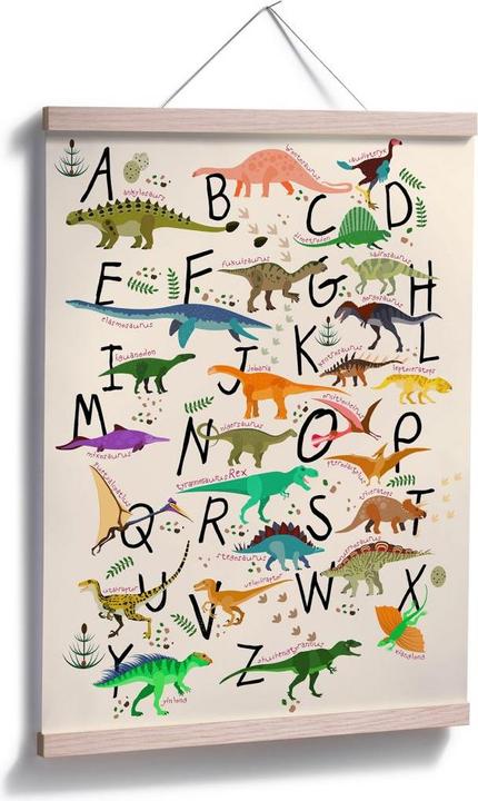Image du produit Trenddeko Alphabet des dinosaures (24 x 30 cm)