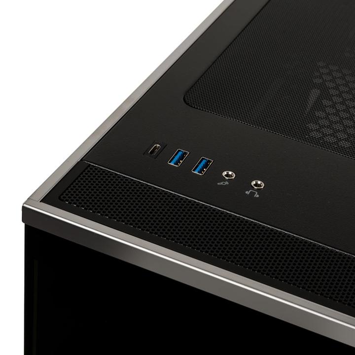 Produktbild Silverstone SST-LD01B Lucid Micro ATX Tower, TG (Mini-ITX, Mini-DTX)