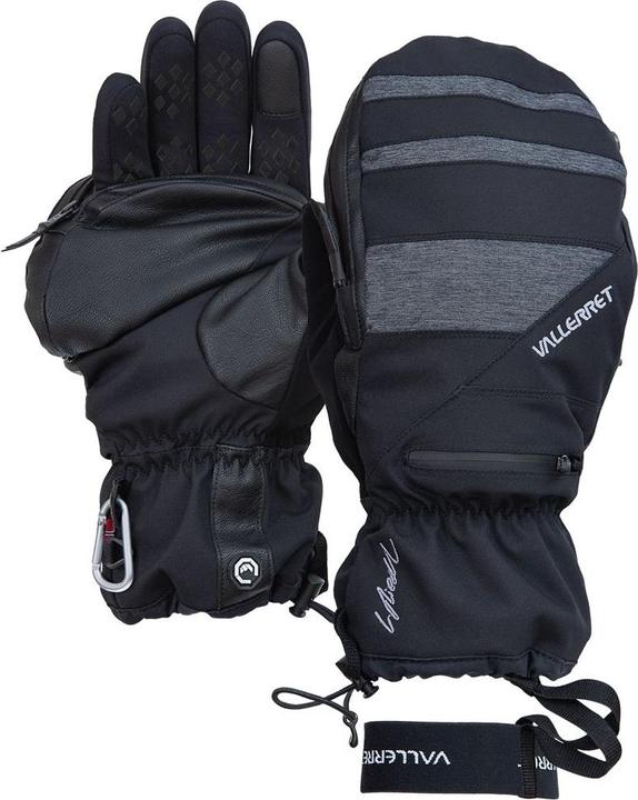 Vallerret Fotohandschuhe SKADI LRS Zipper Mitt schwarz L (L)