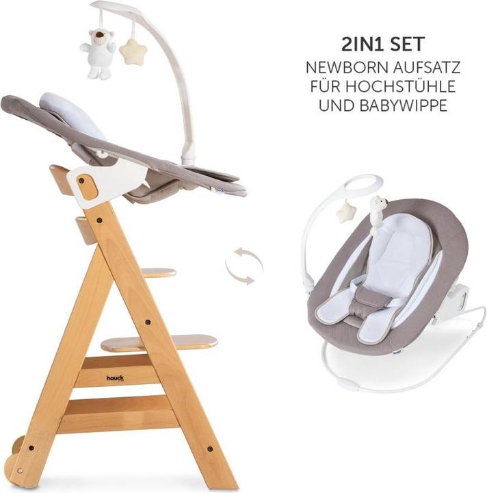 Immagine prodotto Hauck Seggioloni Beta Plus Natural 5 pezzi Set neonato - Seggiolone + (Seggiolone)